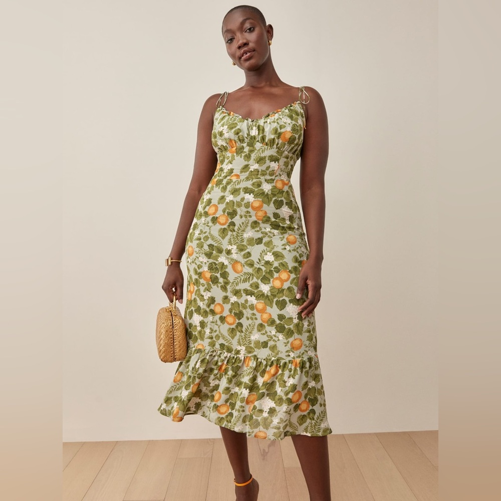 Reformation - Embry Dress in Orange Grove
